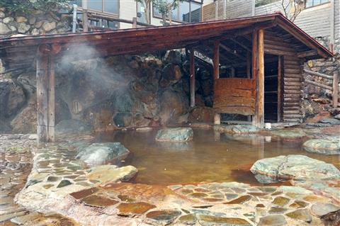 ホテル角神　露天風呂